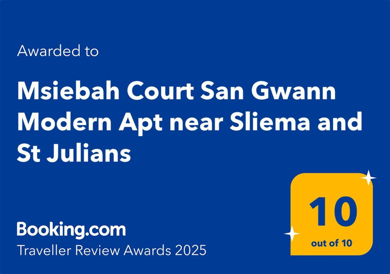 Msiebah Court San Gwann Modern Apt Near Sliema And St Julians Bagian luar foto