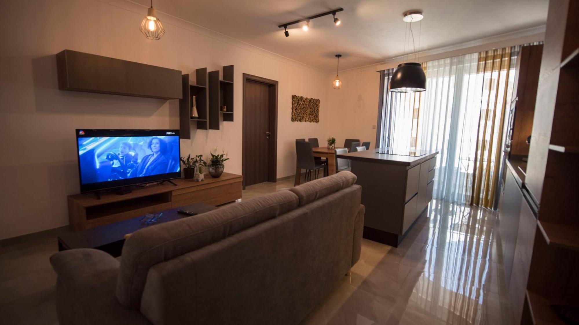 Msiebah Court San Gwann Modern Apt Near Sliema And St Julians Bagian luar foto